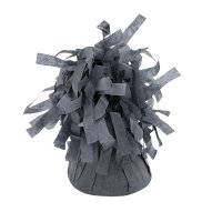 (image for) Charcoal Grey Tissue Fringed Weights 5.3oz