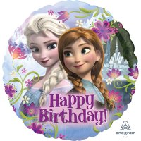 18" Frozen Happy Birthday Foil Balloons