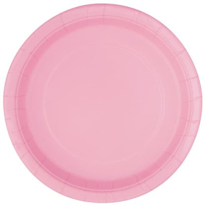 9" Lovely Pink Dinner Paper Plates 8pk