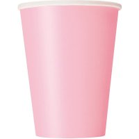 9oz Lovely Pink Paper Cups 8pk
