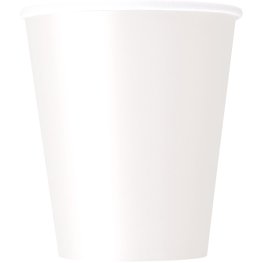 (image for) 9oz Bright White Paper Cups 8pk