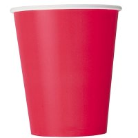 (image for) 9oz Ruby Red Paper Cups 8pk