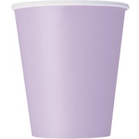 9oz Lavender Paper Cups 8pk