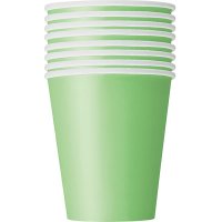 (image for) 9oz Lime Green Paper Cups 14pk