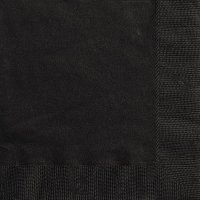 (image for) Midnight Black Lunch Napkins 20pk