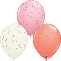 (image for) 11" Boho Speckle Dots Latex Balloons 25pk