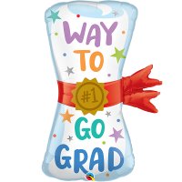 Way To Go Diploma Supershape Balloons