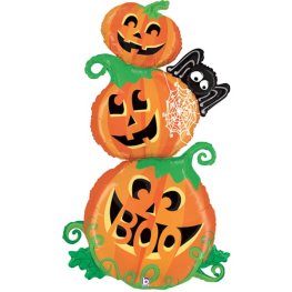 (image for) 5' Special Delivery Pumpkin Stacker Shape Balloons