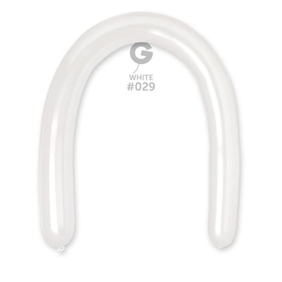 (image for) 3" White Modelling Balloons 50pk