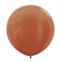 (image for) 36" Metallic Copper Latex Balloons 2pk