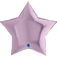 (image for) 36" Grabo Lilac Star Foil Balloons