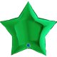 (image for) 36" Grabo Green Star Foil Balloons