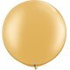 (image for) 30" Metallic Gold Latex Balloons 2pk