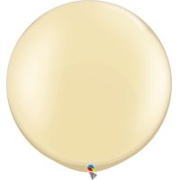 (image for) 30" Pearl Ivory Latex Balloons 2pk