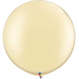 (image for) 30" Pearl Ivory Latex Balloons 2pk