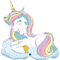 (image for) 39" Macaron Unicorn Shape Balloons