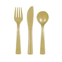 (image for) Gold Assorted Cutlery 18pk