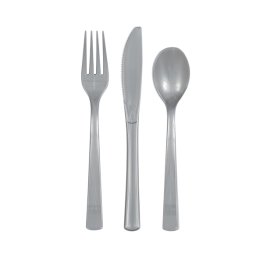 (image for) Silver Assorted Cutlery 18pk