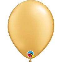 (image for) 11" Metallic Gold Latex Balloons 25pk