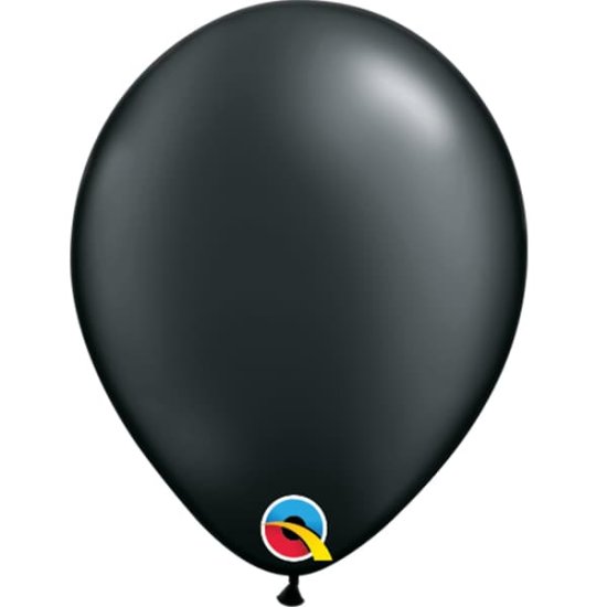 (image for) 11" Pearl Onyx Black Latex Balloons 25pk