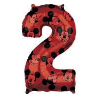 26" Mickey Mouse Forever Number 2 Shape Balloons