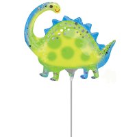 (image for) 14" Stegosaurus Dinosaur Air Fill Foil Balloons