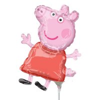 (image for) 14" Peppa Pig Air Fill Mini Shape Balloons