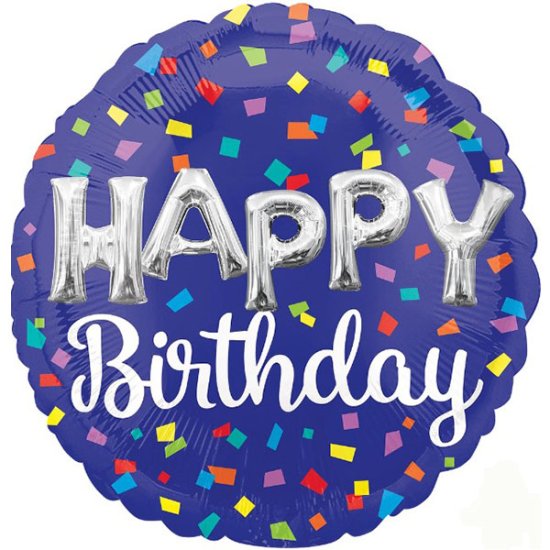 (image for) 18" Happy Birthday Balloon Letters Foil Balloons