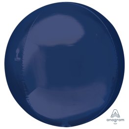 (image for) 15" Navy Coloured Orbz Foil Balloons