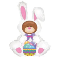 12" Easter Bunny Costume Air Fill Balloons