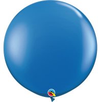 3ft Sapphire Blue Latex Balloons 2pk