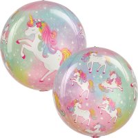 (image for) Enchanted Unicorn Orbz Foil Balloons