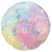 (image for) 18" Luminous Happy Birthday Foil Balloons