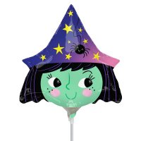 9" Halloween Witch Air Filled Balloons