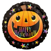 18" Smiley Halloween Pumpkin Foil Balloons