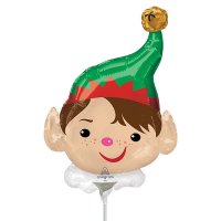 14" Adorable Elf Air Fill Balloons