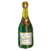 37" Congrats Champagne Supershape Bottle
