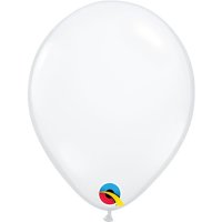 5" Diamond Clear Latex Balloons 100pk
