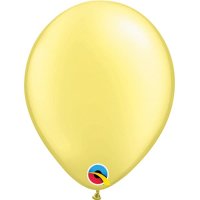 (image for) 5" Pearl Lemon Chiffon Latex Balloons 100pk