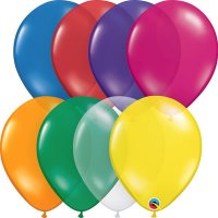 11" Jewel Assorted Latex Balloons 100pk