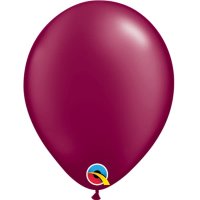 11" Pearl Burgundy Latex Balloons 100pk