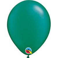(image for) 11" Pearl Emerald Green Latex Balloons 100pk