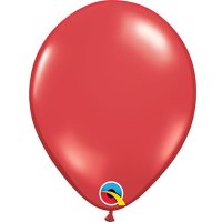 11" Ruby Red Latex Balloons 100pk