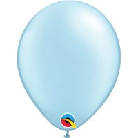 (image for) 16" Pearl Light Blue Latex Balloons 50pk