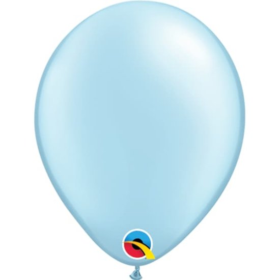 (image for) 16" Pearl Light Blue Latex Balloons 50pk