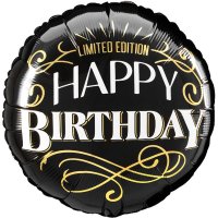 (image for) 18" Limited Edition Happy Birthday Foil Balloons