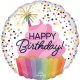 (image for) 18" Confetti Sprinkle Birthday Foil Balloons