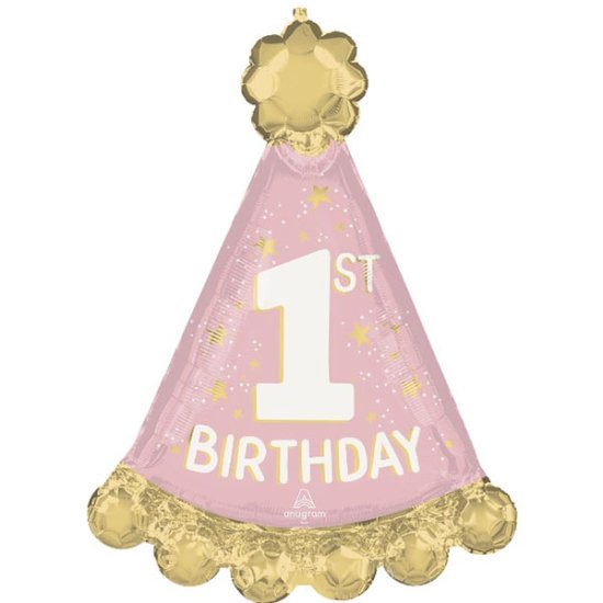 (image for) Little Miss Onederful 1st Birthday Supershape Balloons