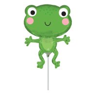 (image for) 14" Happy Frog Air Fill Foil Balloons