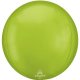 (image for) 15" Vibrant Green Orbz Foil Balloons